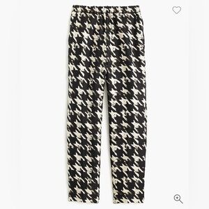 J. Crew 100% Silk Twill Pants in Wolfstooth - 10